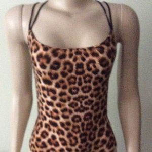 Strappy Leopard Bodysuit
